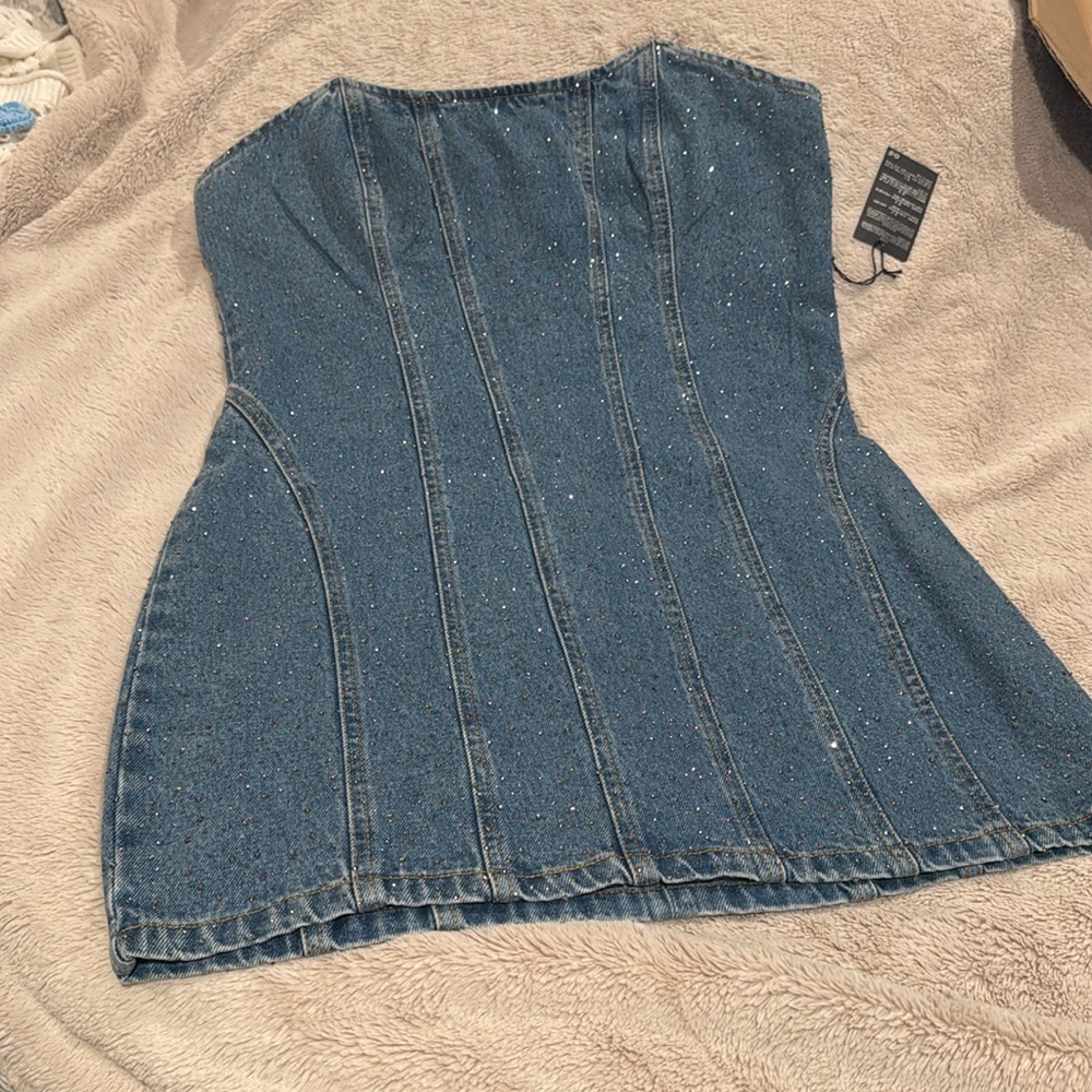 Strapless Mini Dress